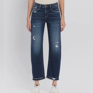 Flying Monkey High Waisted Barrel Jeans, 30